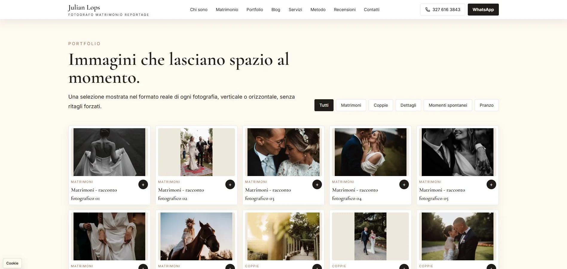 Galleria fotografica organizzata nel portfolio Julian Lops