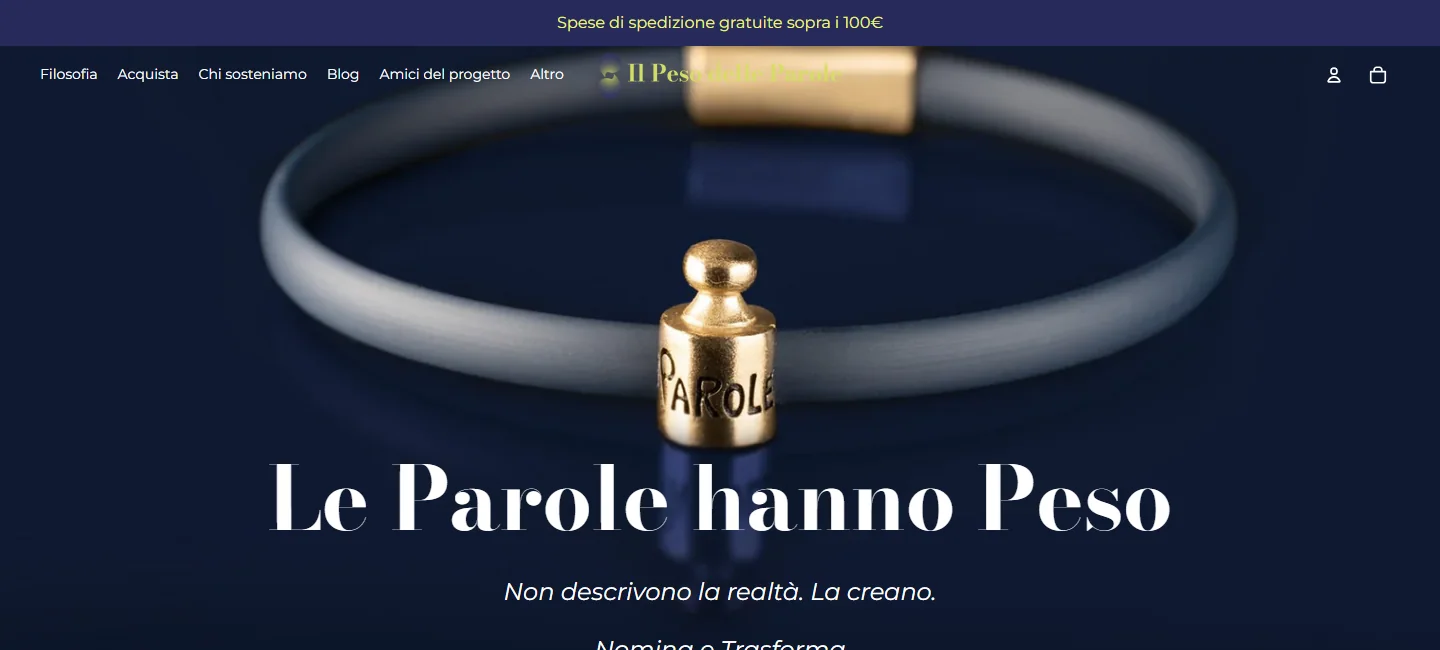 Anteprima del progetto Il Peso delle Parole