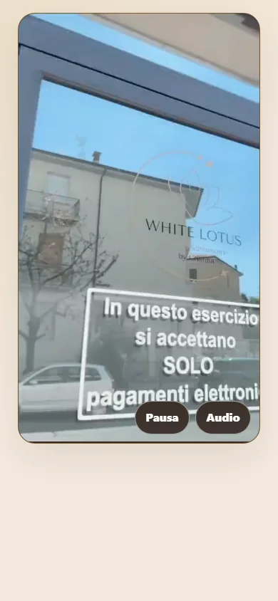 Vertical video on the White Lotus mobile homepage